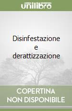 Disinfestazione e derattizzazione libro