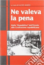 Ne valeva la pena libro