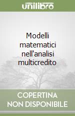 Modelli matematici nell'analisi multicredito