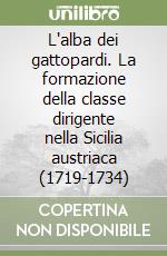 L'alba dei gattopardi. La formazione della classe dirigente nella Sicilia austriaca (1719-1734) libro