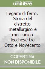 Legami di ferro. Storia del distretto metallurgico e meccanico lecchese tra Otto e Novecento libro