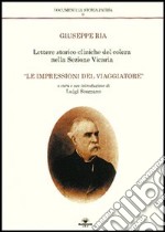 Lettere storico cliniche del colera nella sezione vicaria. «Le impressioni del viaggiatore» libro