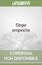 Elegie empiriche libro