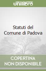 Statuti del Comune di Padova libro