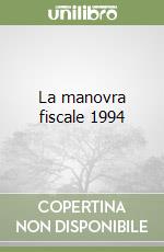 La manovra fiscale 1994 libro