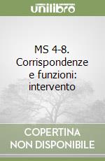 MS 4-8. Corrispondenze e funzioni: intervento libro