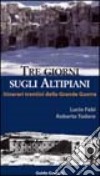 Tre giorni sugli altipiani. Itinerari trentini della grande guerra libro