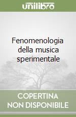 Fenomenologia della musica sperimentale libro