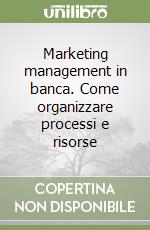 Marketing management in banca. Come organizzare processi e risorse libro