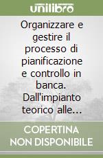 Organizzare e gestire il processo di pianificazione e controllo in banca. Dall'impianto teorico alle esperienze operative libro