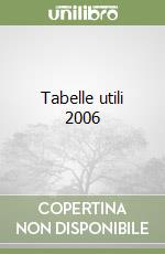 Tabelle utili 2006 libro