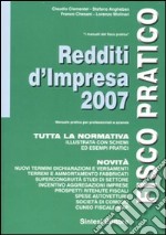 Redditi d'impresa 2007 libro