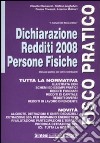 Dichiarazioni redditi 2008. Persone fisiche libro