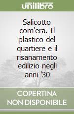 Salicotto com'era. Il plastico del quartiere e il risanamento edilizio negli anni '30 libro