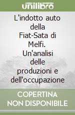 L'indotto auto della Fiat-Sata di Melfi. Un'analisi delle produzioni e dell'occupazione libro