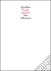 Idea della prosa
