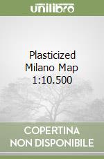 Plasticized Milano Map 1:10.500 libro