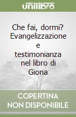 Che fai, dormi? Evangelizzazione e testimonianza nel libro di Giona libro