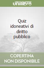 Quiz idoneativi di diritto pubblico