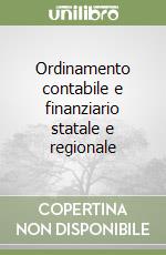 Ordinamento contabile e finanziario statale e regionale libro