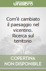 Com'è cambiato il paesaggio nel vicentino. Ricerca sul territorio libro