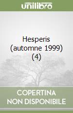 Hesperis (automne 1999) (4) libro