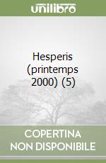 Hesperis (printemps 2000) (5) libro