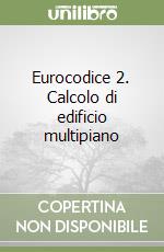 Eurocodice 2. Calcolo di edificio multipiano