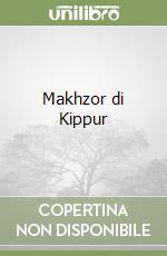 Makhzor di Kippur