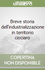 Breve storia dell'industrializzazione in territorio ciociaro libro