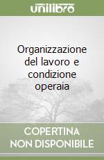 Organizzazione del lavoro e condizione operaia libro