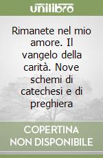 Rimanete nel mio amore. Il vangelo della carità. Nove schemi di catechesi e di preghiera libro