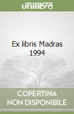 Ex libris Madras 1994 libro