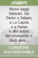 Nuovi saggi letterari. Da Dante a Salgari, a La Capria e a Parise e altri autori del novecento e degli anni duemila libro