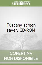 Tuscany screen saver. CD-ROM libro