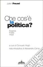 Che cos'è la politica? Essenza, finalità, mezzi libro