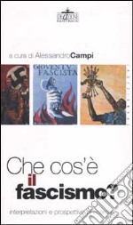 Che cos'è il fascismo? Interpretazioni e prospettive di ricerca libro