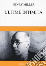 Ultime intimità libro