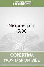 Micromega n. 5/98 libro