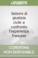 Sistemi di giustizia civile a confronto l'esperienza francese libro