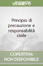 Principio di precauzione e responsabilità civile libro