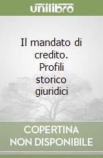 Il mandato di credito. Profili storico giuridici