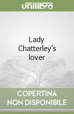 Lady Chatterley's lover libro