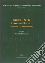 Sorrento. Giovanni Raparo (2 gennaio-29 dicembre 1438). Ediz. latina