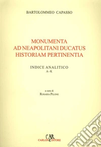 Monumenta ad neapolitani ducatus historiam pertinentia. Ediz. illustrata. Vol. 1 libro