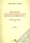 Monumenta ad neapolitani ducatus historiam pertinentia. Ediz. illustrata. Vol. 1 libro