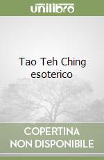 Tao Teh Ching esoterico libro