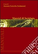 Materiali di sociologia libro