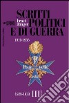 Scritti politici e di guerra. 1919-1933. Vol. 3: 1929-1933 libro