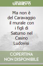 Ma non è del Caravaggio il murale con i figli di Saturno nel Casino Ludovisi libro